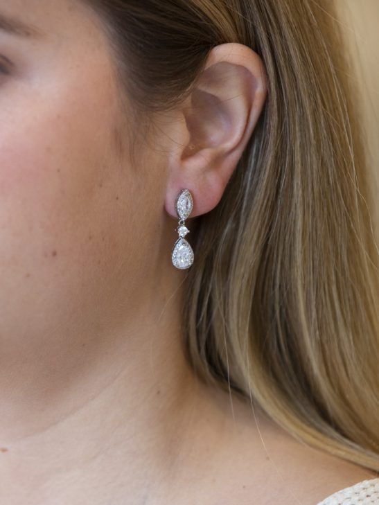 Zirconia Dangle Earrings|Miami|Jeanette Maree|Shop Online
