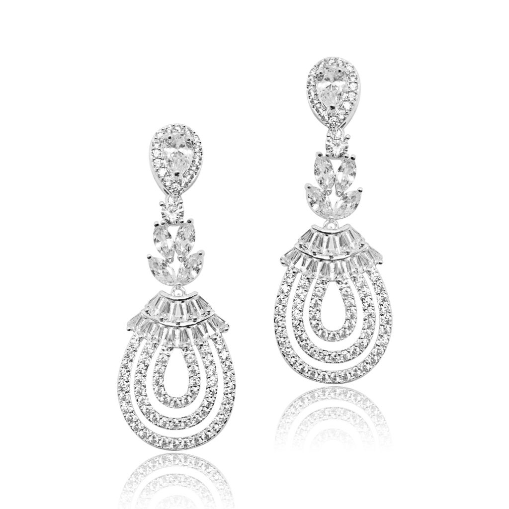 Diamond statement earrings|Bluebell|Jeanette Maree|