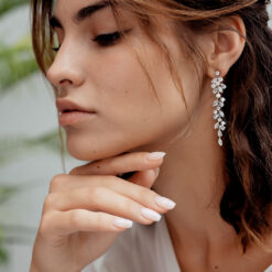 Zinnia – Crystal Bridal Earrings