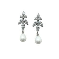 Annie-Earrings With Pearl Drop