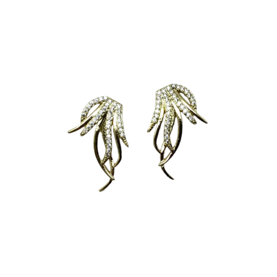 Gold diamond earrings|Iris|Jeanette Maree|Shop Online Now