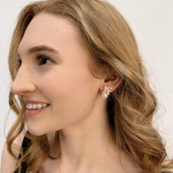 Valia – Pearl and zirconia earrings