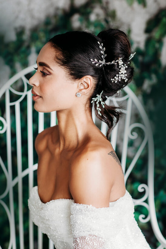 Bridal stud earrings Swarovski|Inez|Jeanette Maree|Shop Online Now