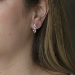 Presley|Crystal bridal earrings