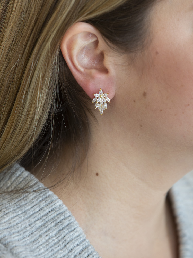 Diamond earrings Melbourne|Amira|Jeanette Maree|Shop Online Now