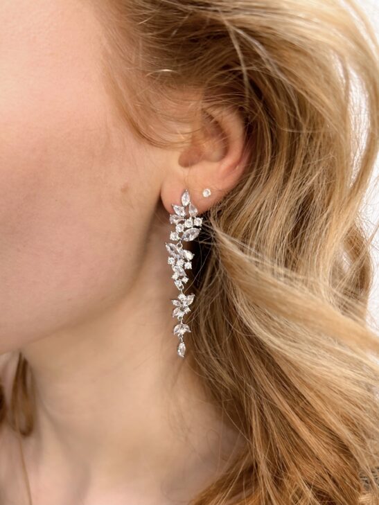 Bridal Drop Earrings|Janelle|Jeanette Maree|Shop Online