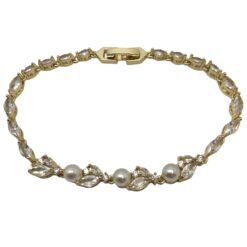 Shayla-Pearl Bracelet Gold