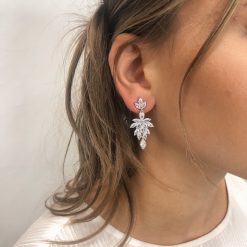 Seraphina – Crystal Drop Earrings Wedding
