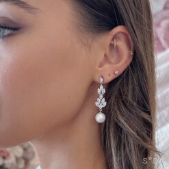 Candice-Pearl Drop Earrings