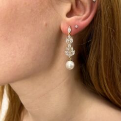 Candice – Pearl Drop Earrings
