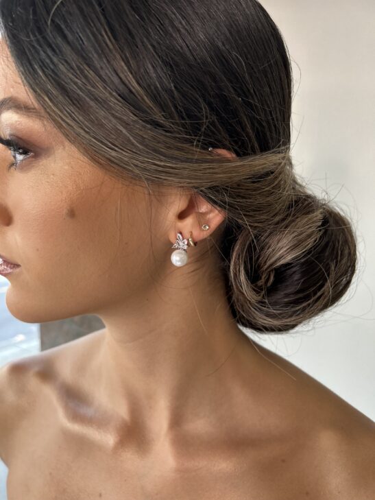 Small bridal earrings|Elide|Jeanette Maree|Shop Online Now