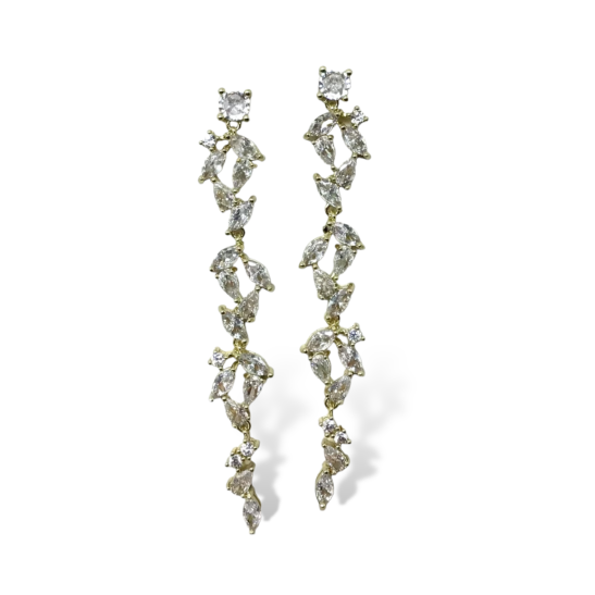 Gold Earrings for Wedding|Annalisa|Jeanette Maree|Shop