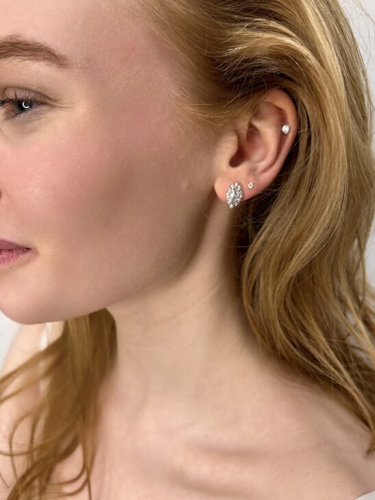 Small silver studs|Neda|Jeanette Maree|Shop Online Now