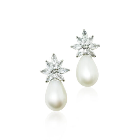 Big Pearl Drop Earrings|Adrienne|Jeanette Maree