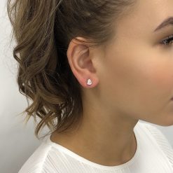 Thalia – Diamond stud earrings Melbourne