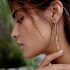 Ivanka-Delicate Gold Drop Earrings