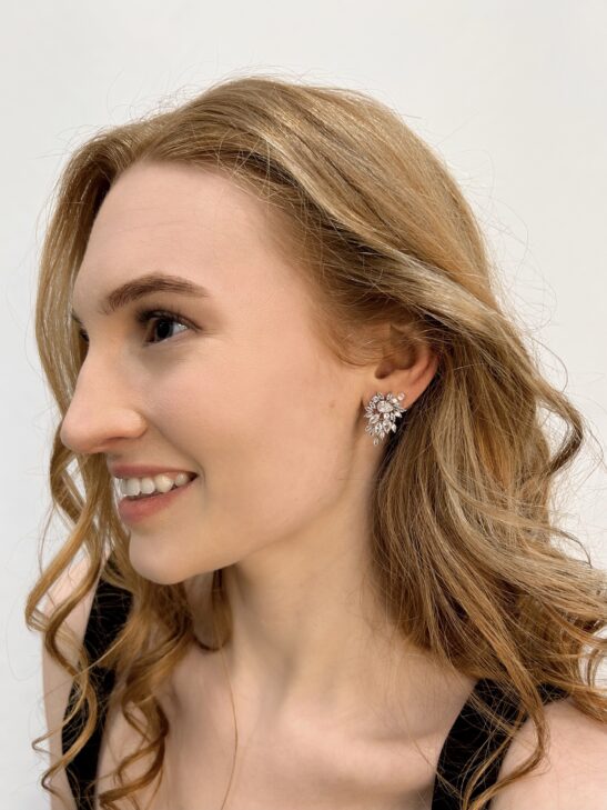 Silver stud earrings |Flesia |Jeanette Maree |Shop Online Now
