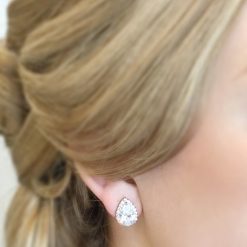 Cynthia-Clip On Wedding Earrings