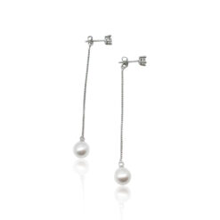 Maura – Pearl Crystal Earrings