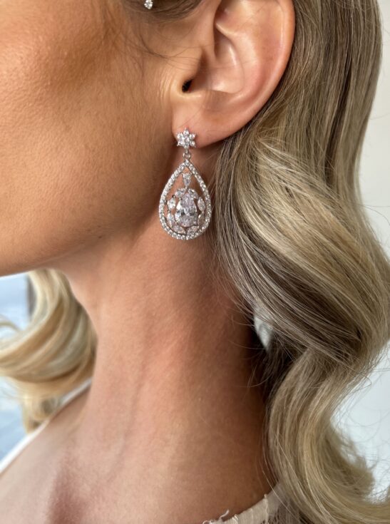 Sterling Silver Pearl Drop Earrings|Bryce|Jeanette Maree