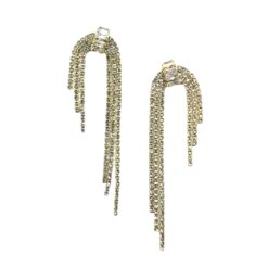 Avery- Petite Gold Crystal Earring