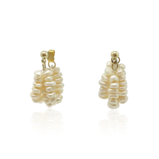 Pearl Cluster Earring |Delphine|Jeanette Maree|Shop Online Now