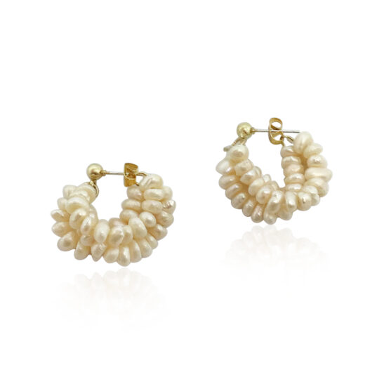 Pearl Cluster Earring |Delphine|Jeanette Maree|Shop Online Now