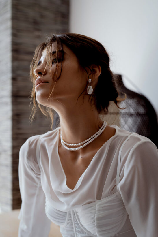 Freshwater Pearl Silver Statement Drop |Marina|Jeanette Maree|Shop Online Now