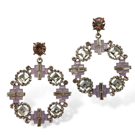 Deco Statement Earring Pink |Raya|Jeanette Maree|Shop Online Now