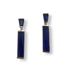 Silvana – Elegant Navy Crystal Earrings