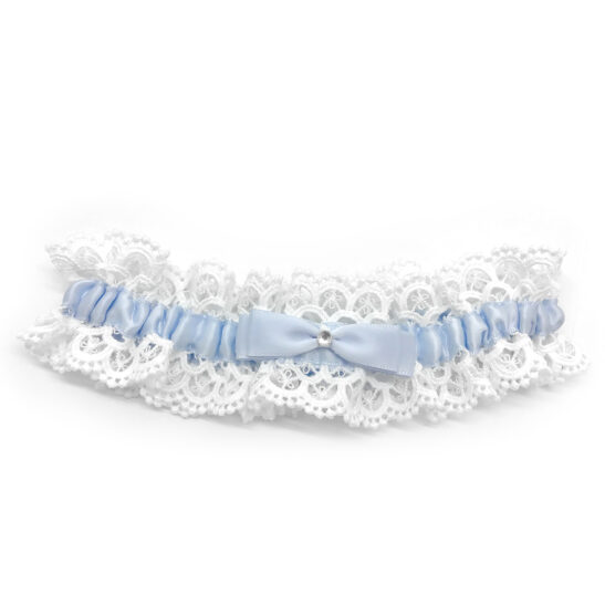 Blue garter bridal| Marbella I Jeanette Maree|Shop online now