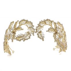 Layla-Gold Leaf Crown Headband