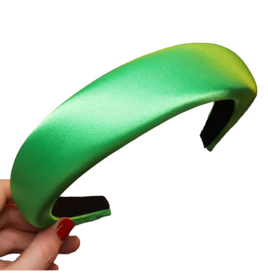 Green Satin Headband |Lotta |Jeanette Maree |Shop Online Now