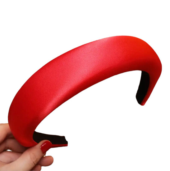Red Satin Headband |Lotta |Jeanette Maree |Shop Online Now