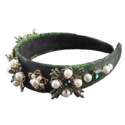 Verity – Emerald Pearl Headband