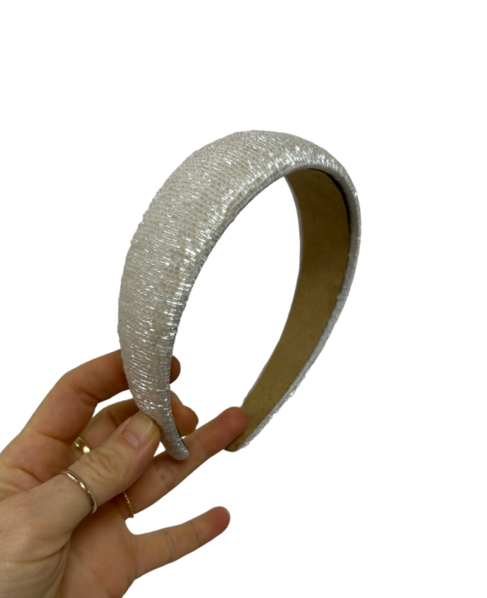 White Headband |Lucette|Jeanette Maree|Shop Online
