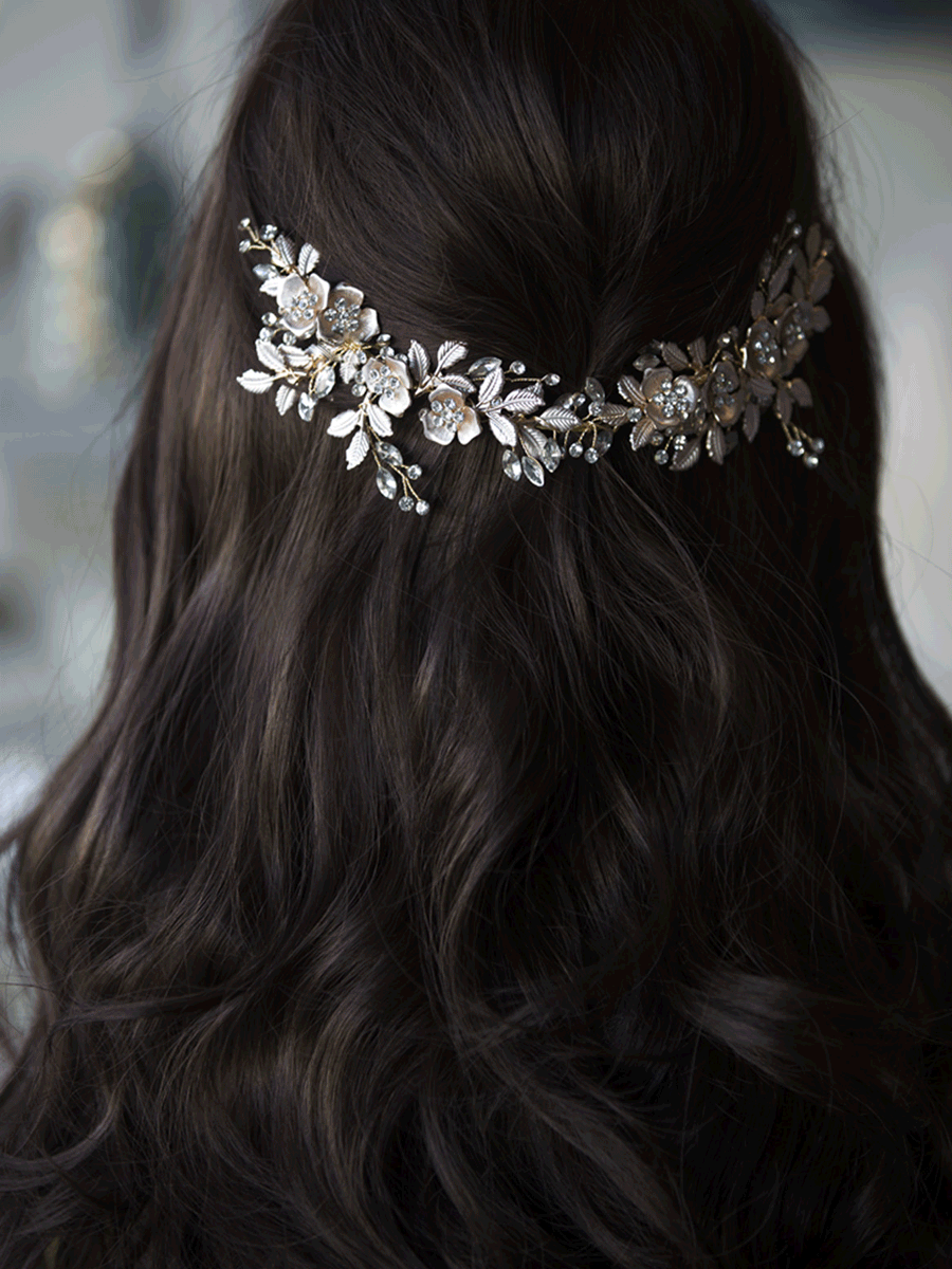 Bridal Hair comb | Bridal Hairpiece for Back of Hair