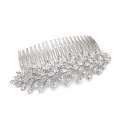 Emit-Silver Hair Combs For Wedding