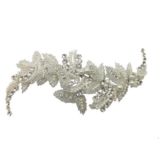 Pearl And Crystal Bridal Hair Comb|Lorie|Jeanette Maree