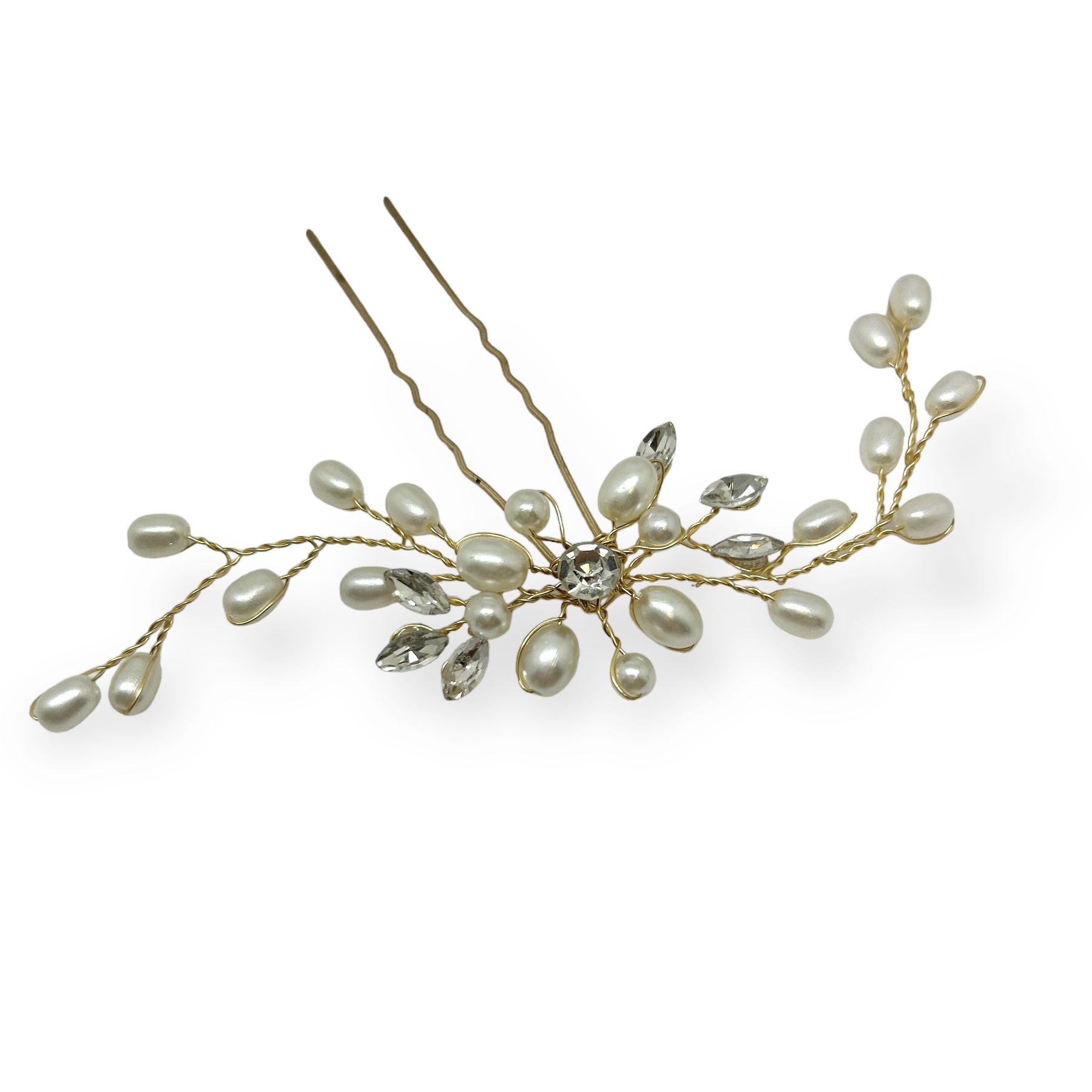 Pearl Gold Hair Clip|Kantuta|Jeanette Maree|Shop Online Now