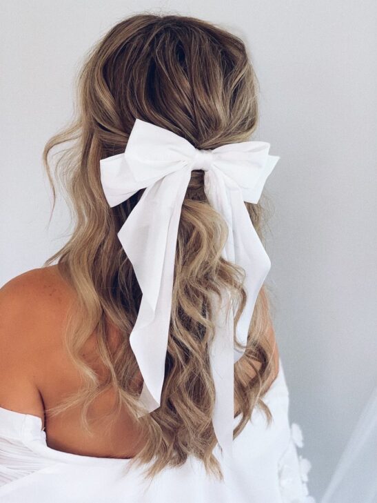 White bow|Corinna|Jeanette Maree|Shop Online Now