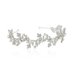 Liliana – Cubic Zirconia Pearl Bridal Headband