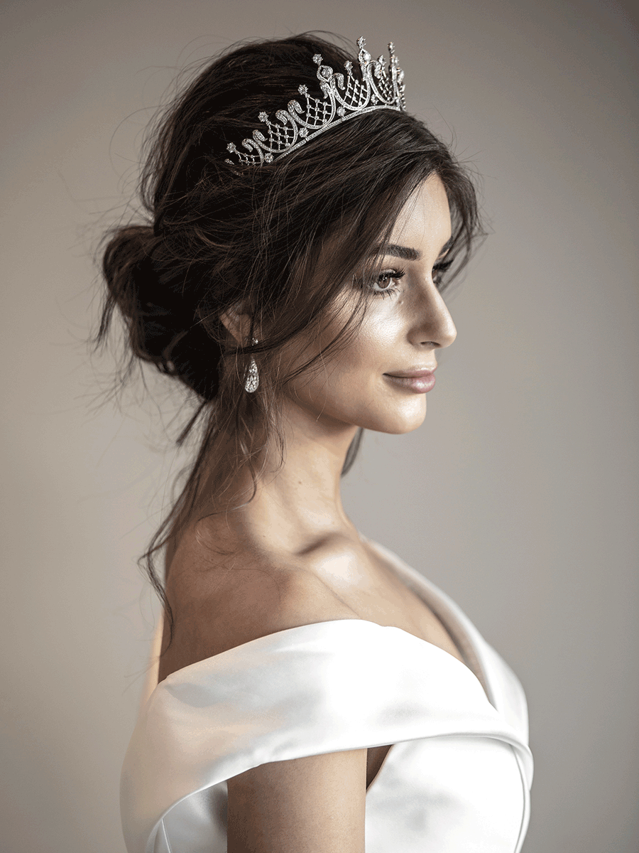 Silver Bridal Tiara