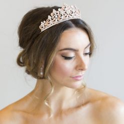 Fiorella-Rose Gold Bridal Crown