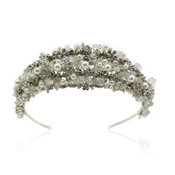 Delucia-Wedding Pearl Crown