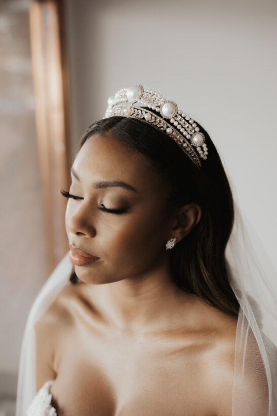Modern Bridal Tiara|Tiana|Jeanette Maree|Shop Online