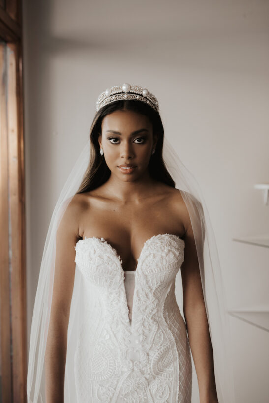 Modern Bridal Tiara|Tiana|Jeanette Maree|Shop Online