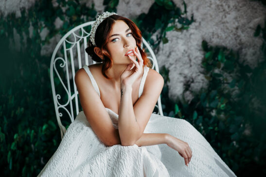 Bridal Floral Tiara|Lyra|Jeanette Maree|Shop Online