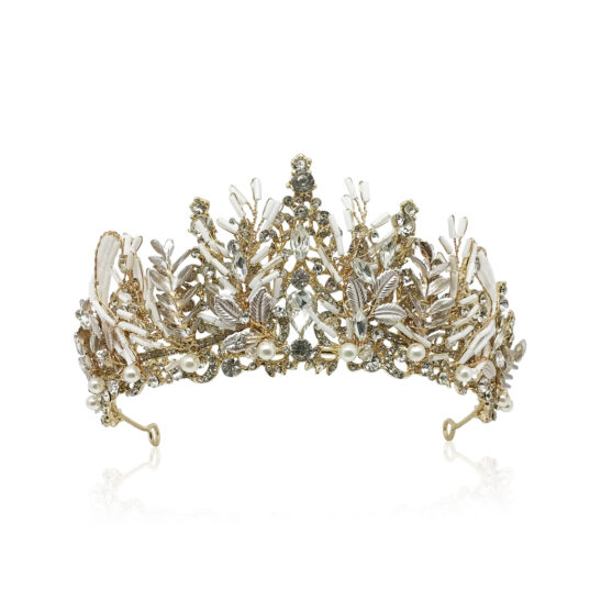 Gold And Pearl Crown|Laura|Jeanette Maree|Shop Online