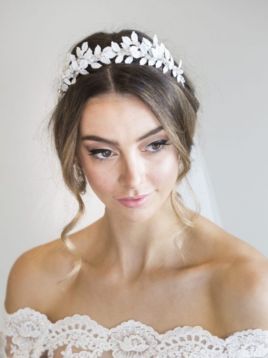 Floral Wedding Tiara|Edel|Jeanette Maree|Shop Online